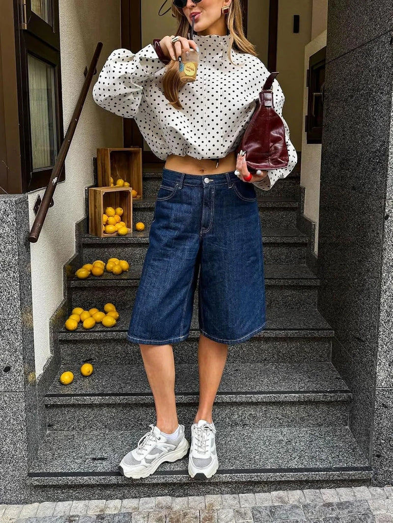 Polka Dot Retro Short Jacket