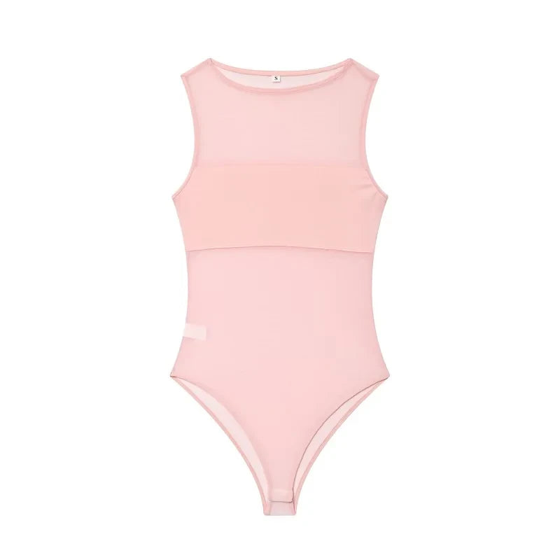 Sexy Mesh Tulle Bodysuit