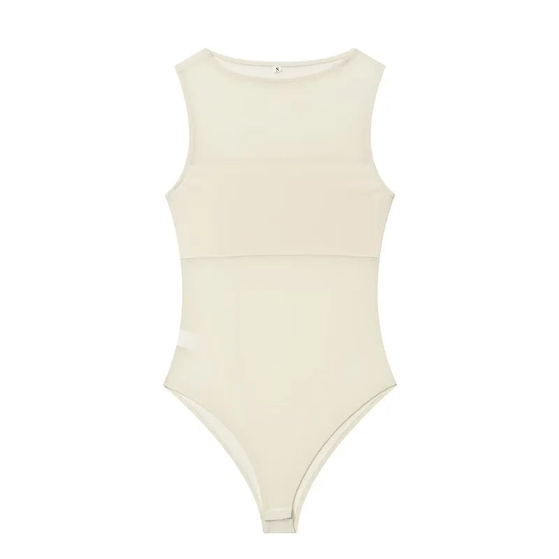 Sexy Mesh Tulle Bodysuit