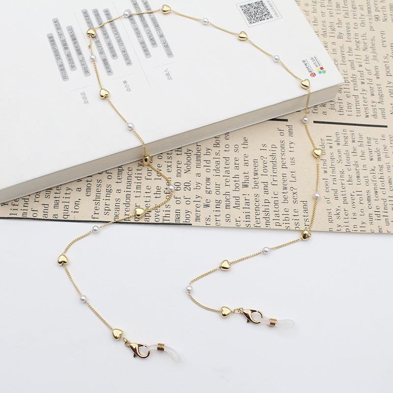 New Handmade Chain Pearl Chain Accessories Anti-Drop Glasses Chain Mask Chain