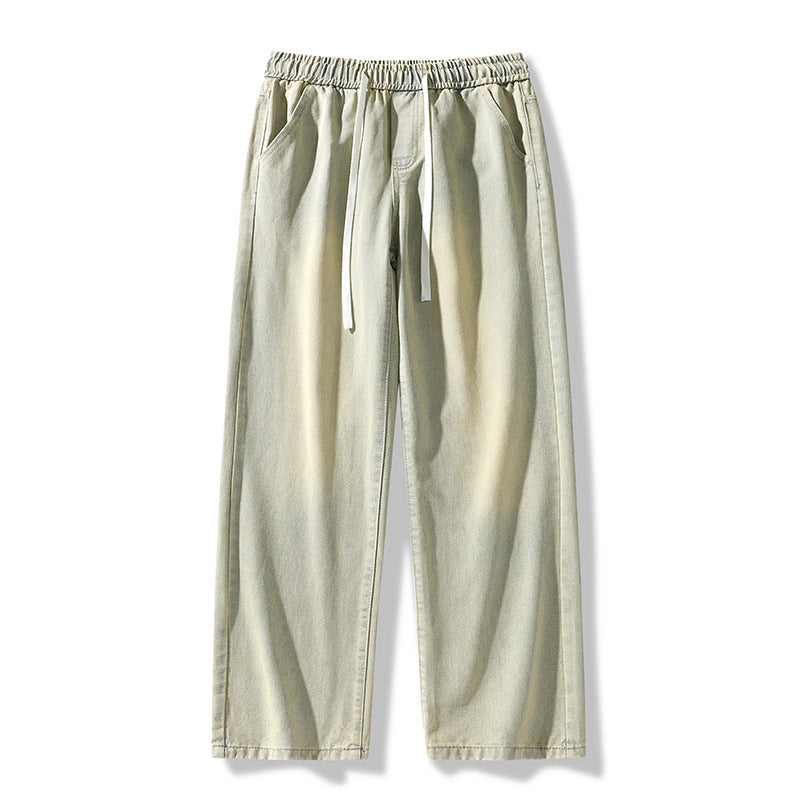 Men's Denim Pants Loose Fit Trousers