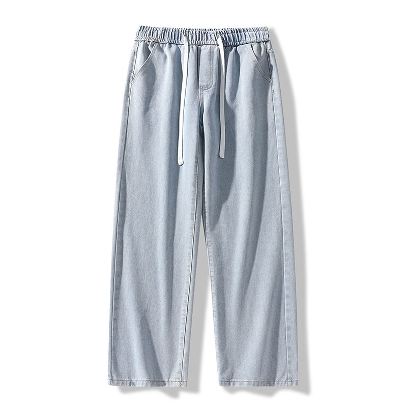 Men's Denim Pants Loose Fit Trousers