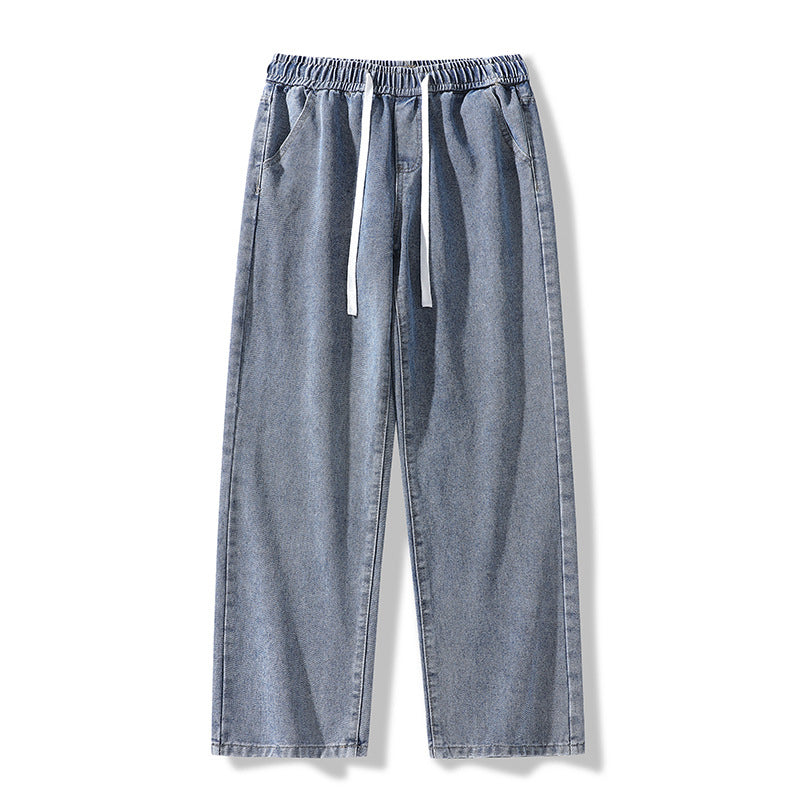 Men's Denim Pants Loose Fit Trousers