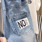 Denim Shorts Mid-Length Jean Pants for Kids and Toddlers