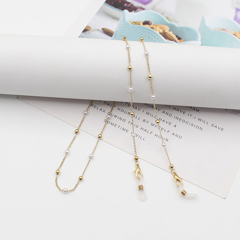 New Handmade Chain Pearl Chain Accessories Anti-Drop Glasses Chain Mask Chain