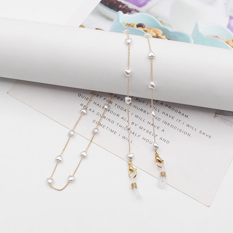 New Handmade Chain Pearl Chain Accessories Anti-Drop Glasses Chain Mask Chain