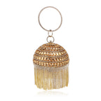 Fringe Evening Bags Ladies Fashion Ball Round Tote Bag Banquet Dress Evening Bags