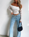 Floral Lace Mesh Crop Top